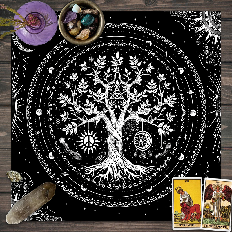 Zodiac Party Games - 1pc Tarots Moon Cloth Tarots Cloth