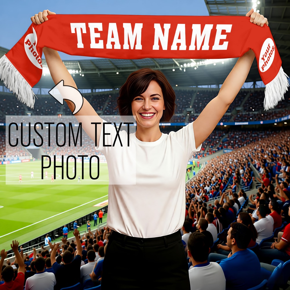 Party Games Engagement - 1pc Custom Team Fan Scarf -