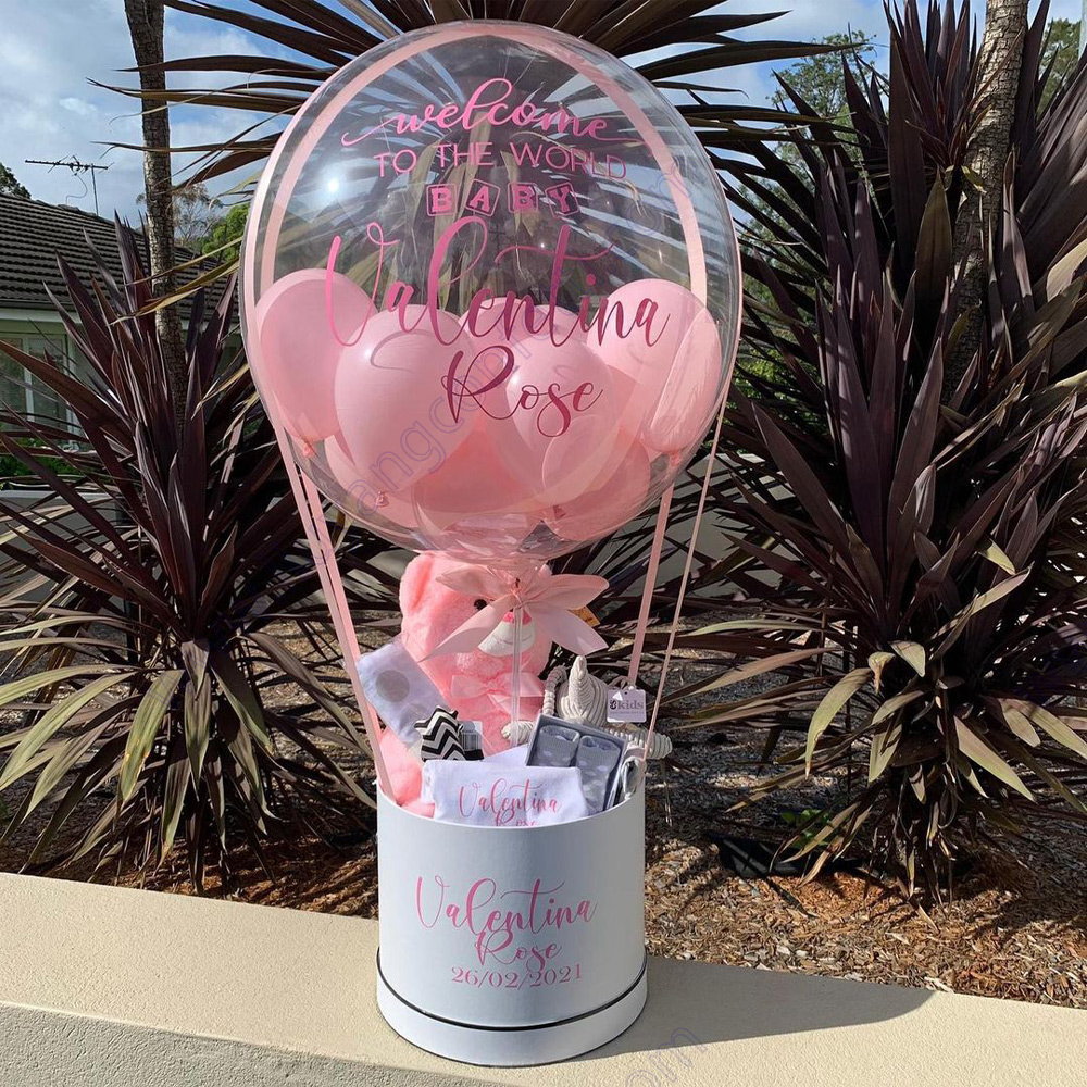 Party Games Engagement - Gift Hamper Balloon Box Set Backdrop