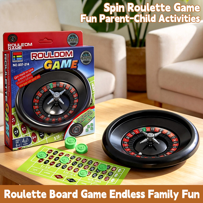 Party Games Engagement - Kids Interactive Roulette Board Game Set