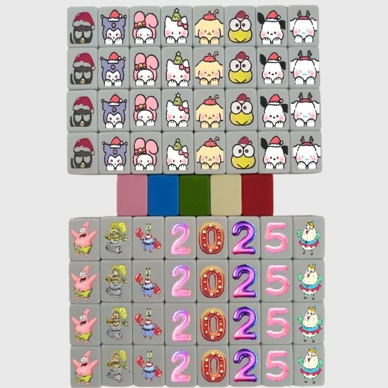 Party Games Juego - Tiktok Sanrio Mahjong Juego Hello Kitty