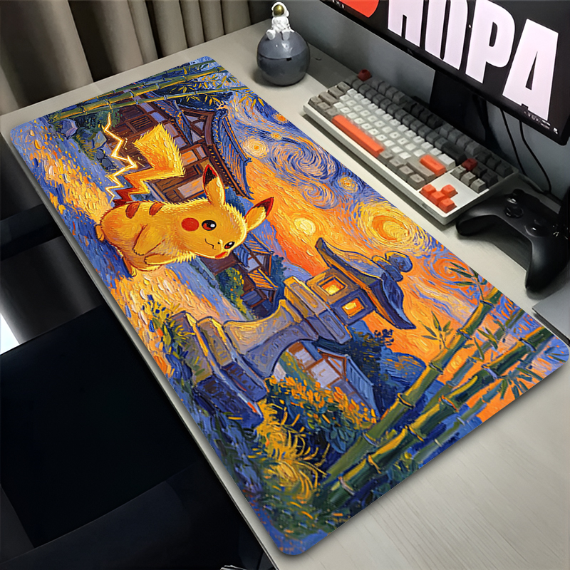 Party Games Pc - Mouse Pad Pokemon Pikachus Rubber Extended
