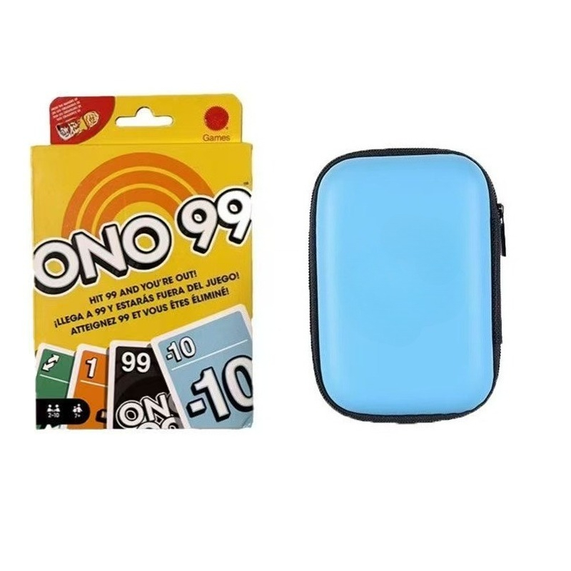Party Games Children - ONO99 Matching Cards Travel Zipper Case