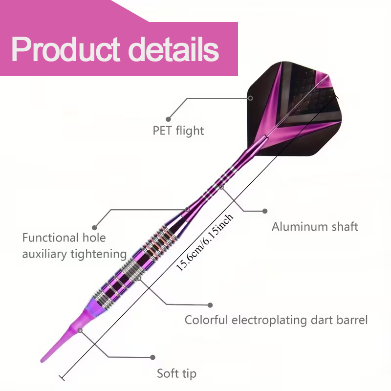 TRALOW Soft Tip Darts Set-with - Party Games Competition reseña y precio