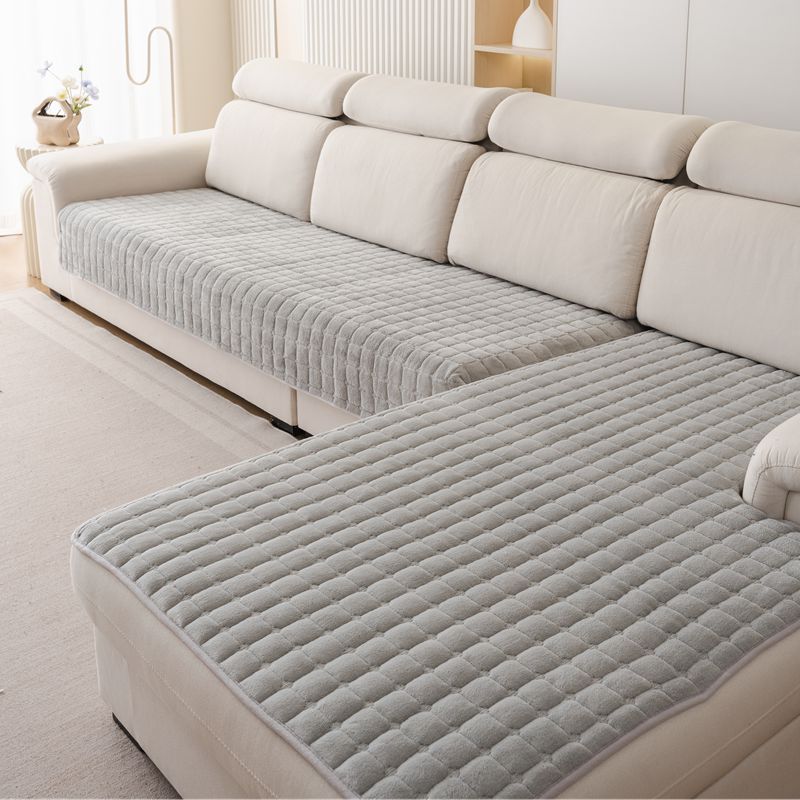 Plush Plaid Sofa Cushion Non-s - Washer Toss Set reseña y precio