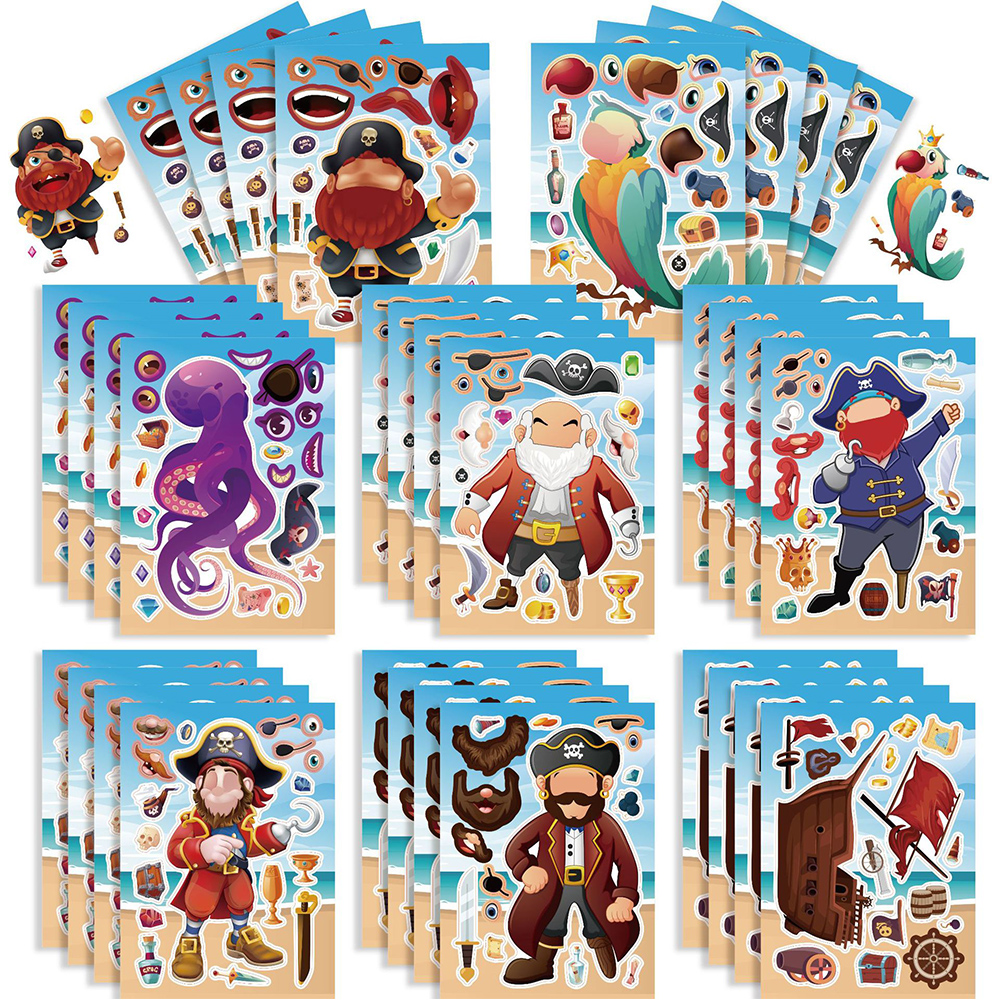 8/16Sheets Cool Pirate Ship Pu - Party Games Instagram reseña y precio