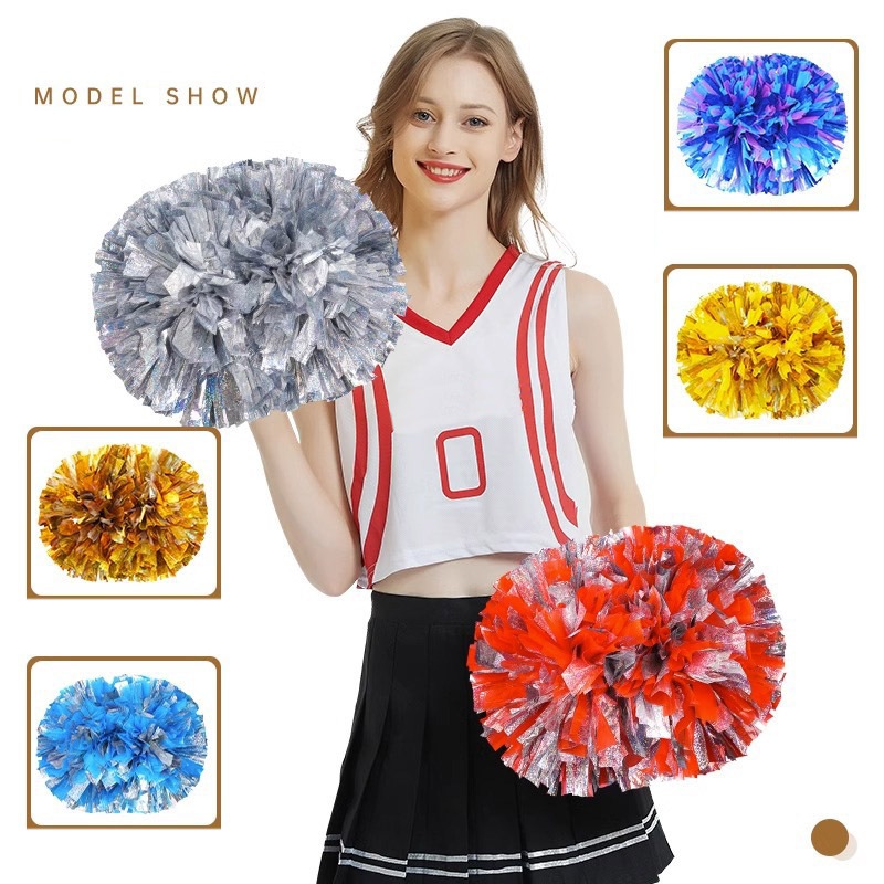 2pcs Cheerleading Pom Poms Gam - Party Games Competition reseña y precio