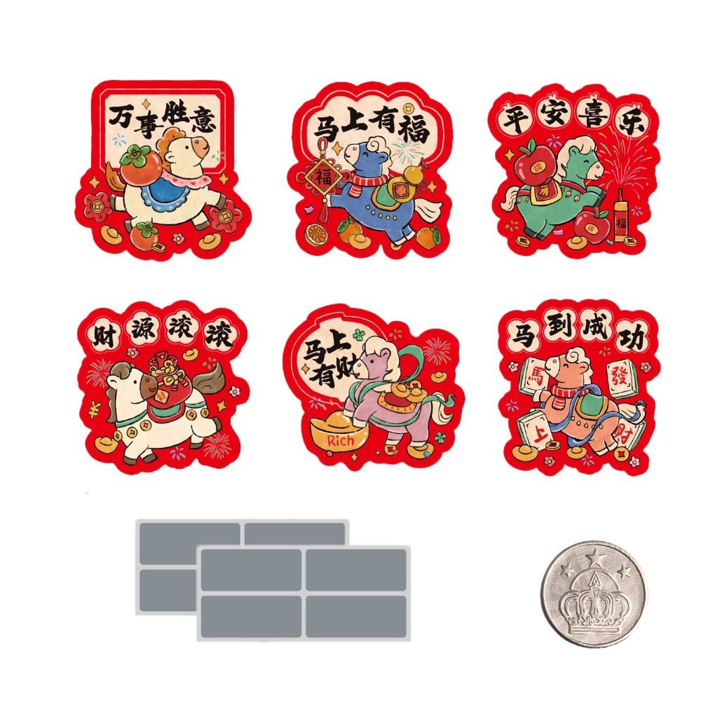 30pcs Zodiac Horse Scratch-off - Zodiac Party Games reseña y precio