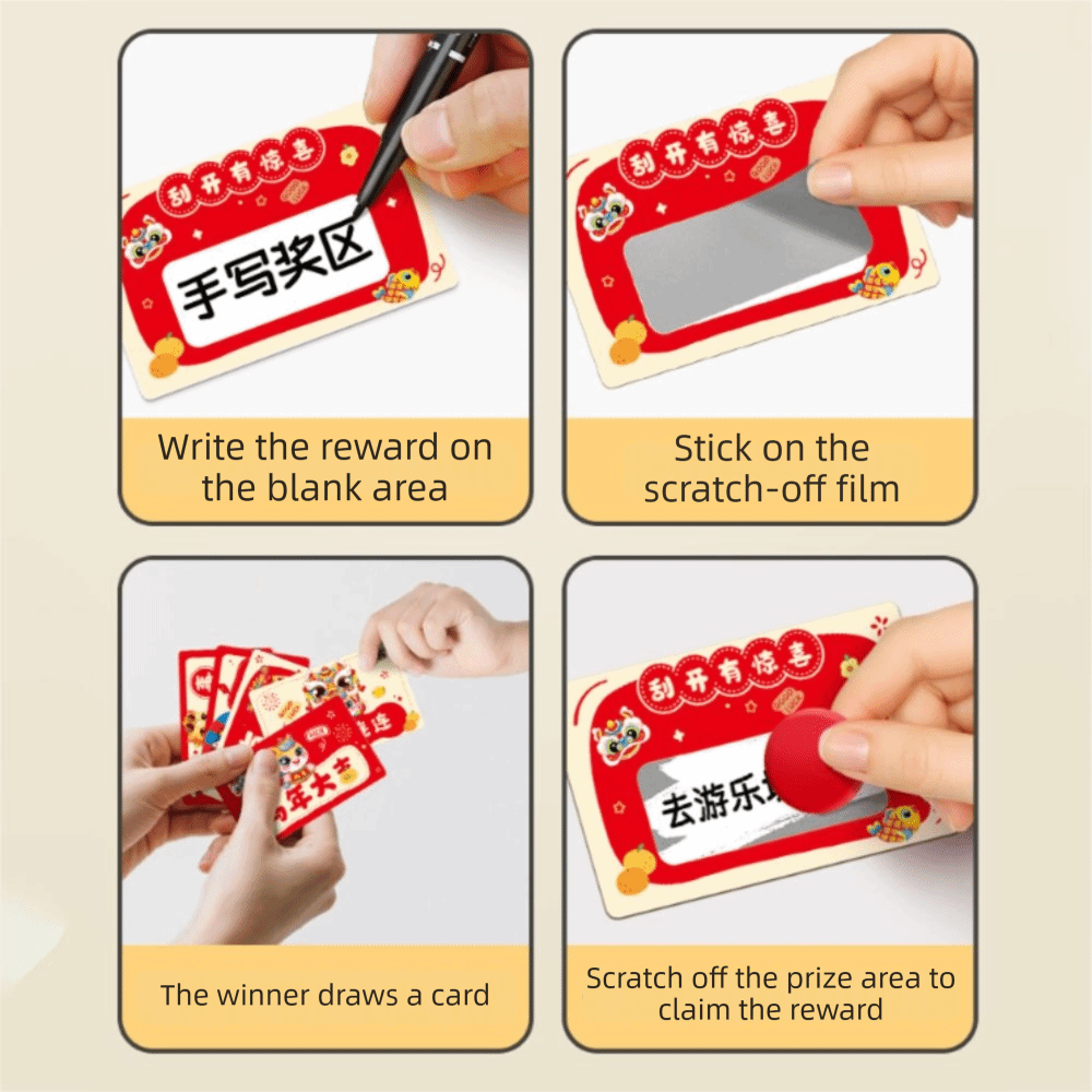 20pcs Zodiac Horse Scratch-off - Zodiac Party Games reseña y precio
