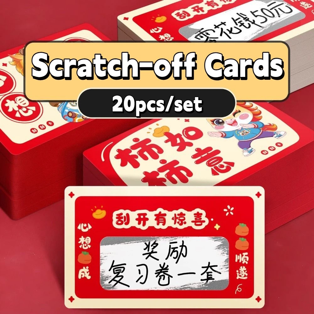 20pcs Zodiac Horse Scratch-off - Zodiac Party Games reseña y precio