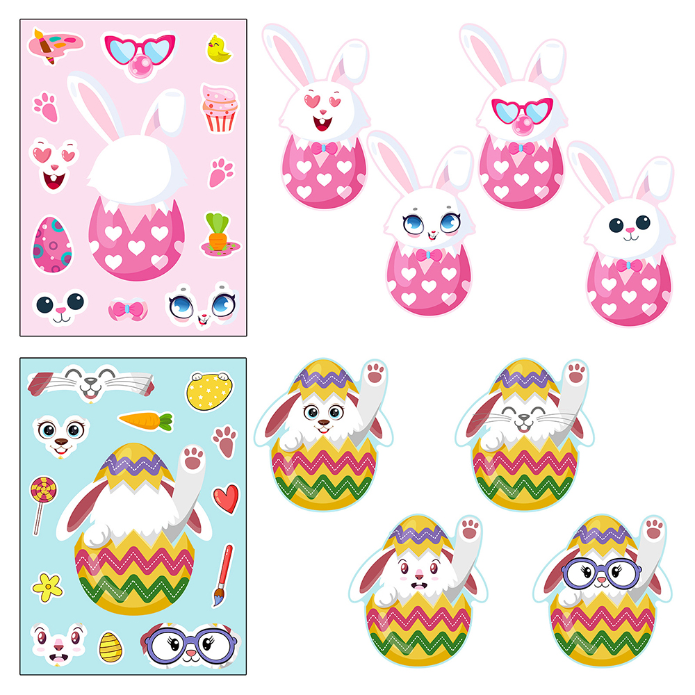 6/12Sheets Cute Easter Rabbit  - Party Games Instagram reseña y precio