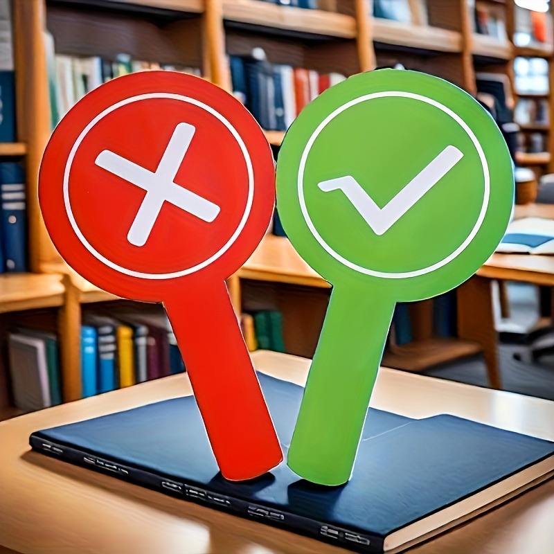 True False Paddles Yes No Sign - Party Games Competition reseña y precio