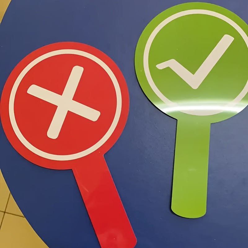 True False Paddles Yes No Sign - Party Games Competition reseña y precio