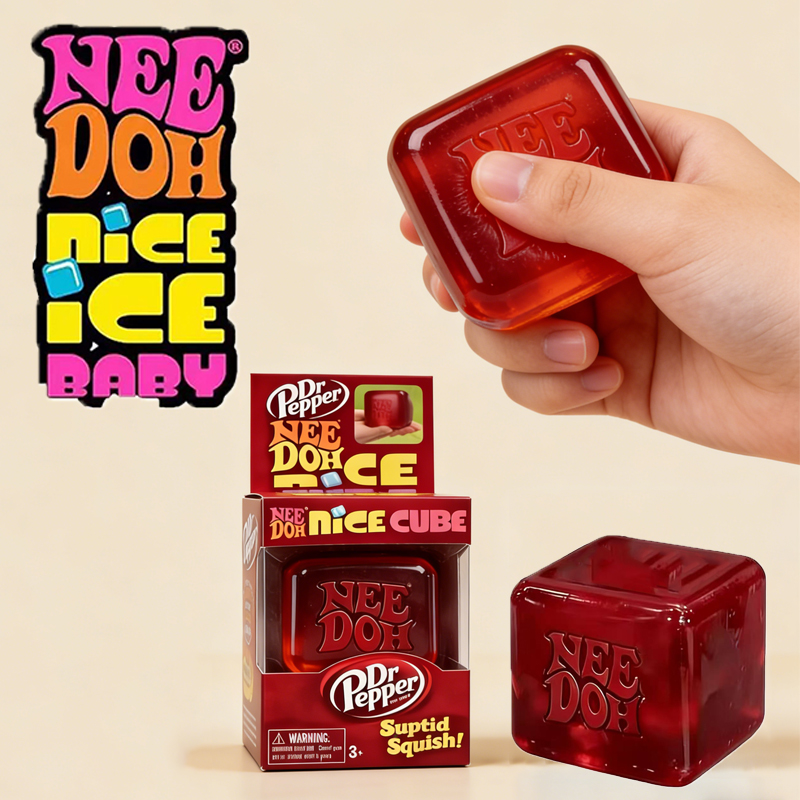 Dr Pepper x NeeDoh Nice Cube S - Party Games For Adults And Kids reseña y precio