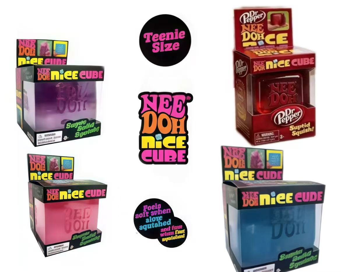 Dr Pepper x NeeDoh Nice Cube S - Party Games For Adults And Kids reseña y precio