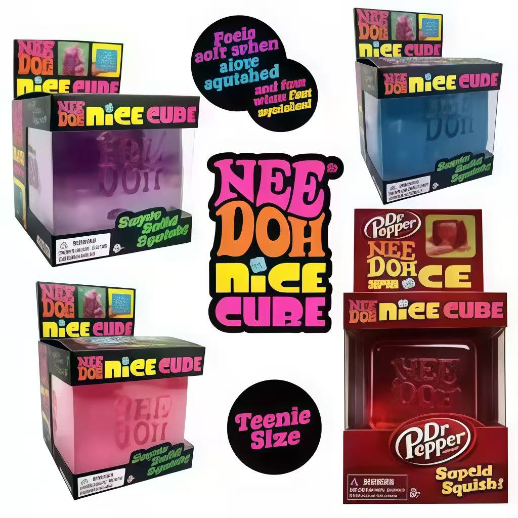 Dr Pepper x NeeDoh Nice Cube S - Party Games For Adults And Kids reseña y precio