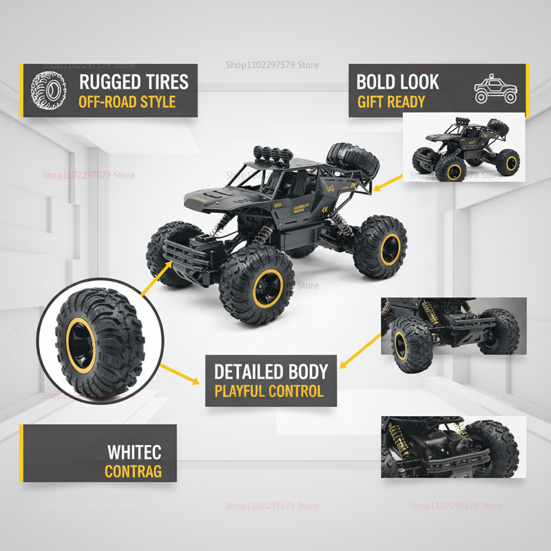 1:12 Scale All Terrain RC Cars - Party Games You Can Play reseña y precio