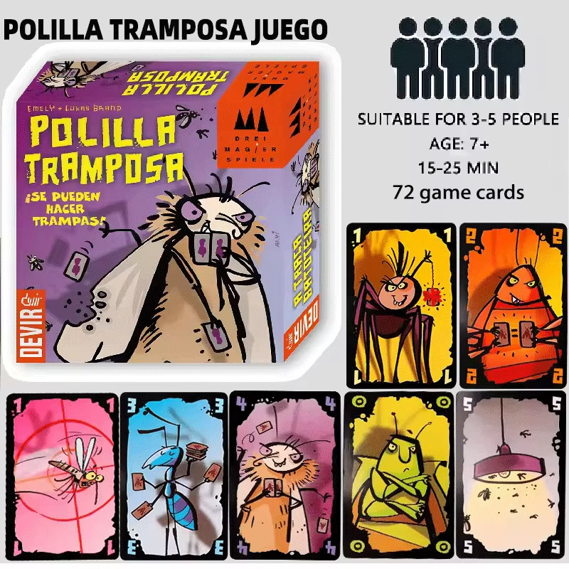 Polilla Tramposa Español Playi - Party Games Juego reseña y precio