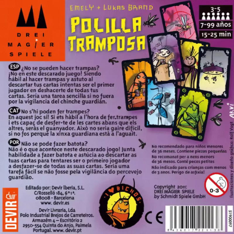 Polilla Tramposa Español Playi - Party Games Juego reseña y precio