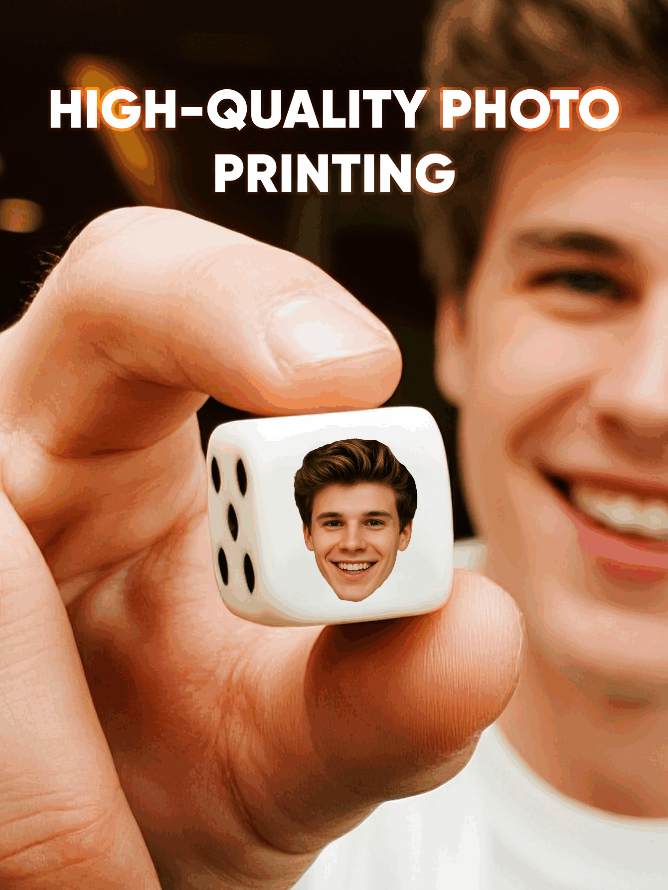 Custom Face Dice Personalized  - Party Games Graduation reseña y precio