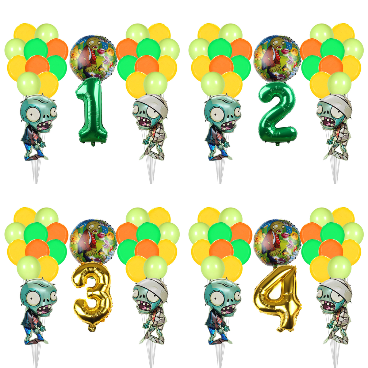 Plants vs Zombies Game Balloon - Party Games Bunny reseña y precio