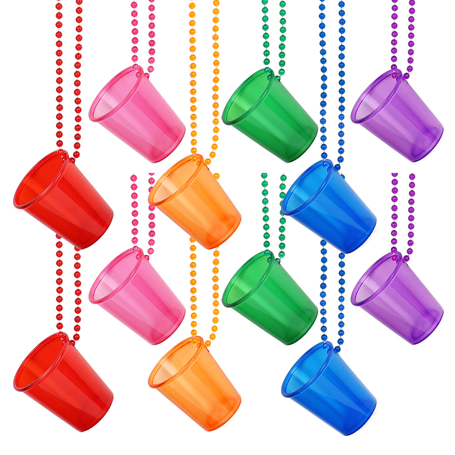 12pcs Beaded Necklace Plastic  - Party Games Bachelorette reseña y precio