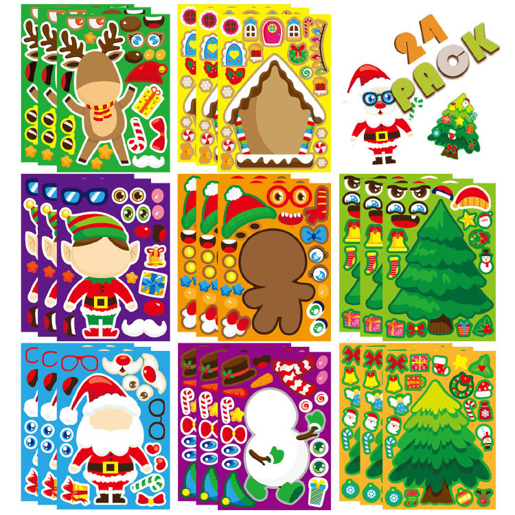 Kawaii Christmas Puzzle Sticke - Party Games Instagram reseña y precio