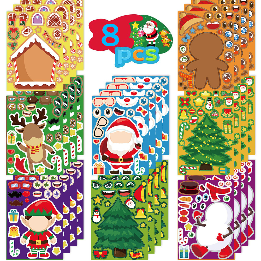 Kawaii Christmas Puzzle Sticke - Party Games Instagram reseña y precio