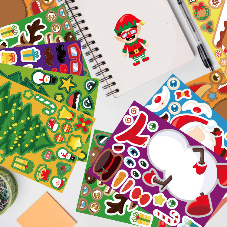 Kawaii Christmas Puzzle Sticke - Party Games Instagram reseña y precio