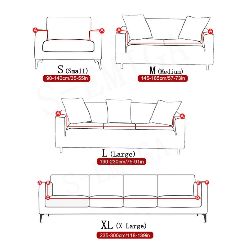 Elastic sofa covers for living - Washer Toss Set reseña y precio