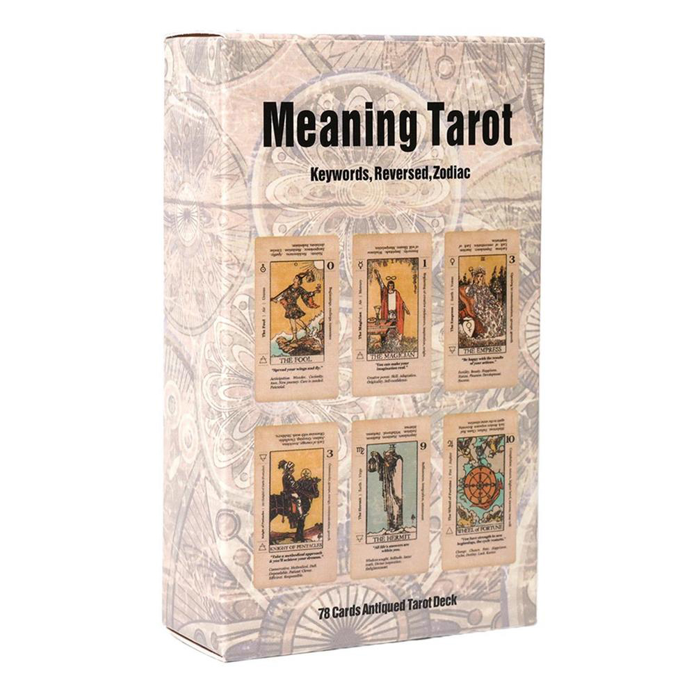 78pcs Meaning Tarot Cards Fami - Zodiac Party Games reseña y precio