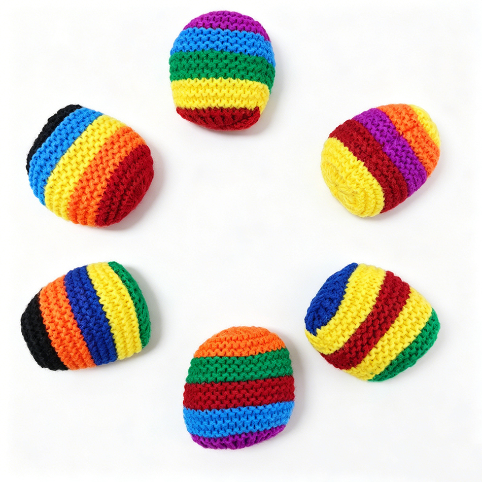 Hacky Sack Rainbow Striped Han - Party Games Group reseña y precio