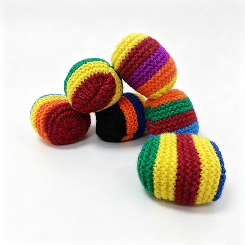 Hacky Sack Rainbow Striped Han - Party Games Group reseña y precio