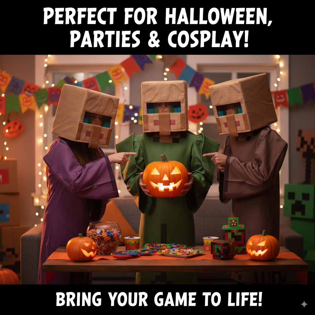 Kids Pixel World Halloween Cos - Party Games Kids reseña y precio