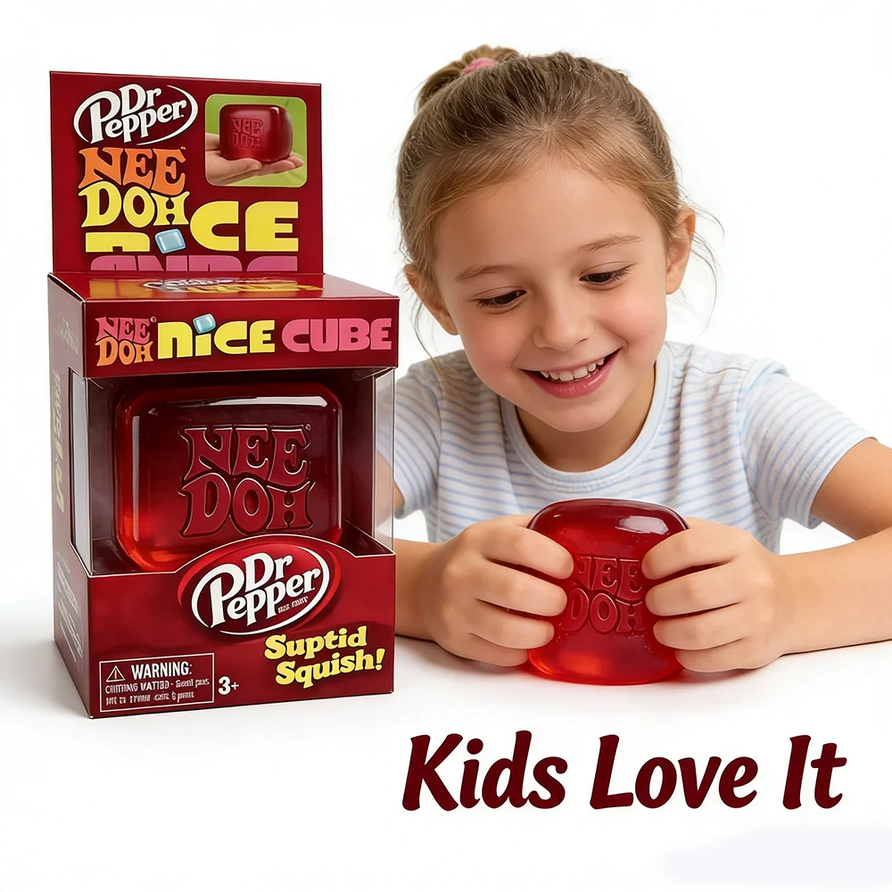 =* Dr Pepper x NeeDoh Nice Cub - Party Games Young Adults reseña y precio