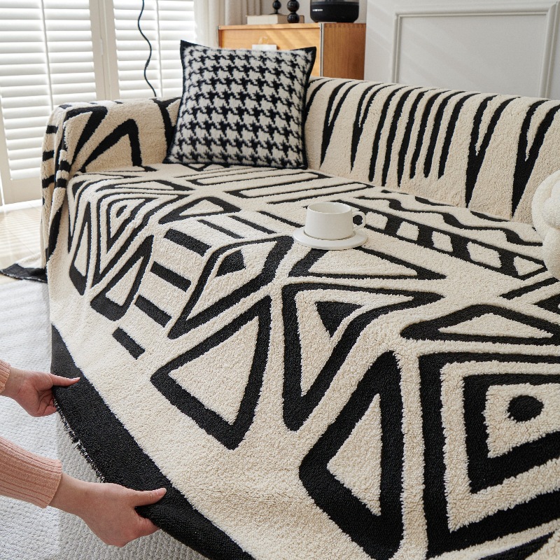 Polar Fleece Plush Sofa Cover  - Washer Toss Set reseña y precio