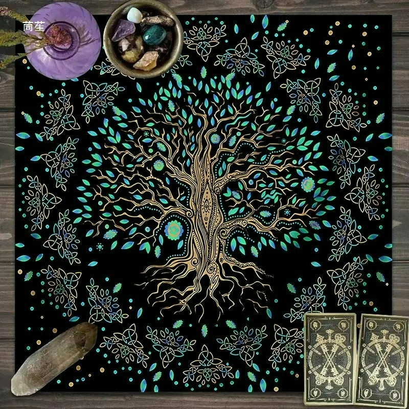 1pc Tarot Card Tablecloth, 12  - Zodiac Party Games reseña y precio