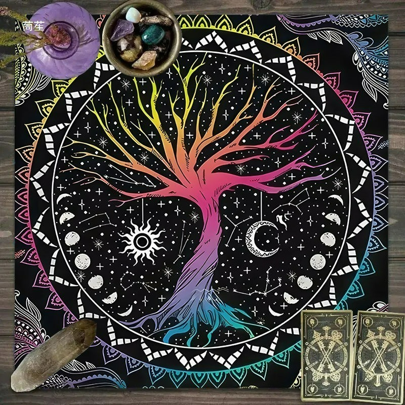 1pc Tarot Card Tablecloth, 12  - Zodiac Party Games reseña y precio