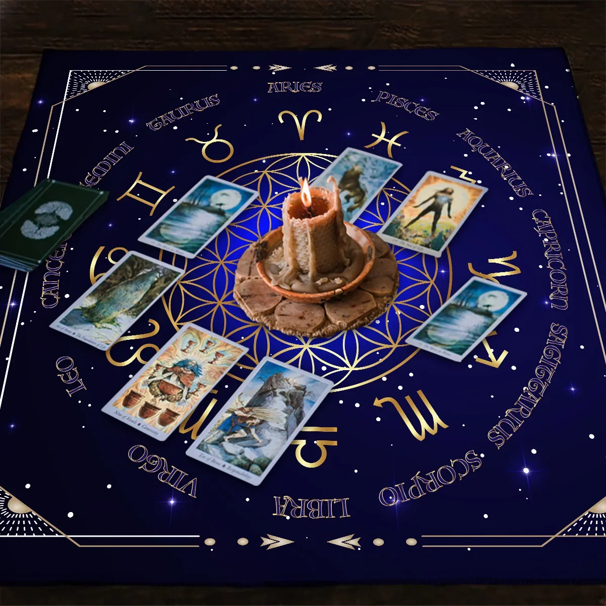 Wheel Of The Zodiac Tarot Tabl - Zodiac Party Games reseña y precio