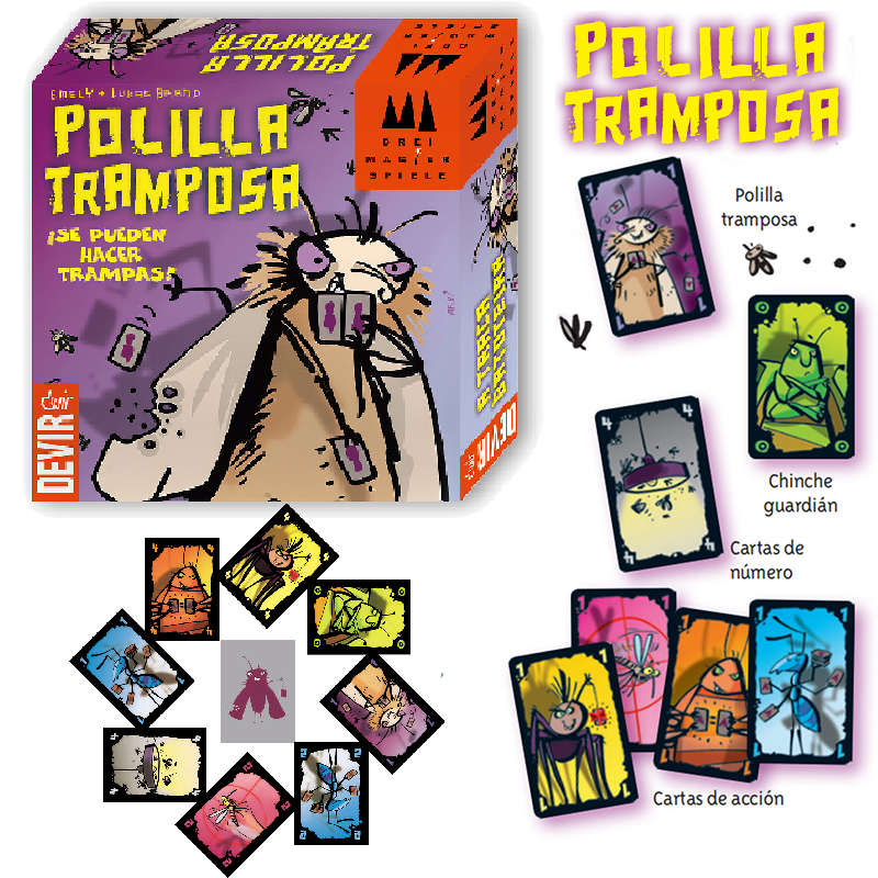 Spanish Polilla Tramposa Card  - Party Games Juego reseña y precio