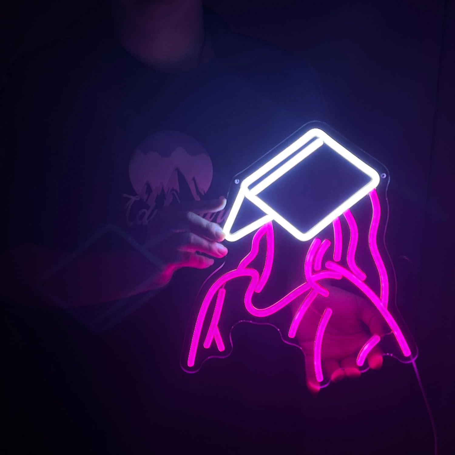 Reading Girl Neon Sign USB Dim - Party Games Girls Night reseña y precio