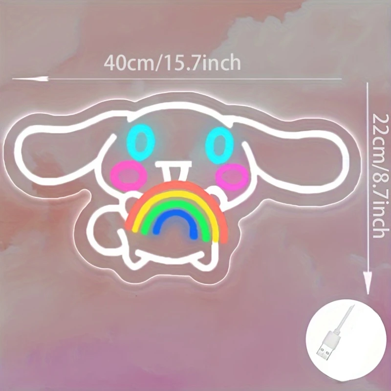 Cinnamoroll Neon Sign Sanrio L - Party Games Girls Night reseña y precio