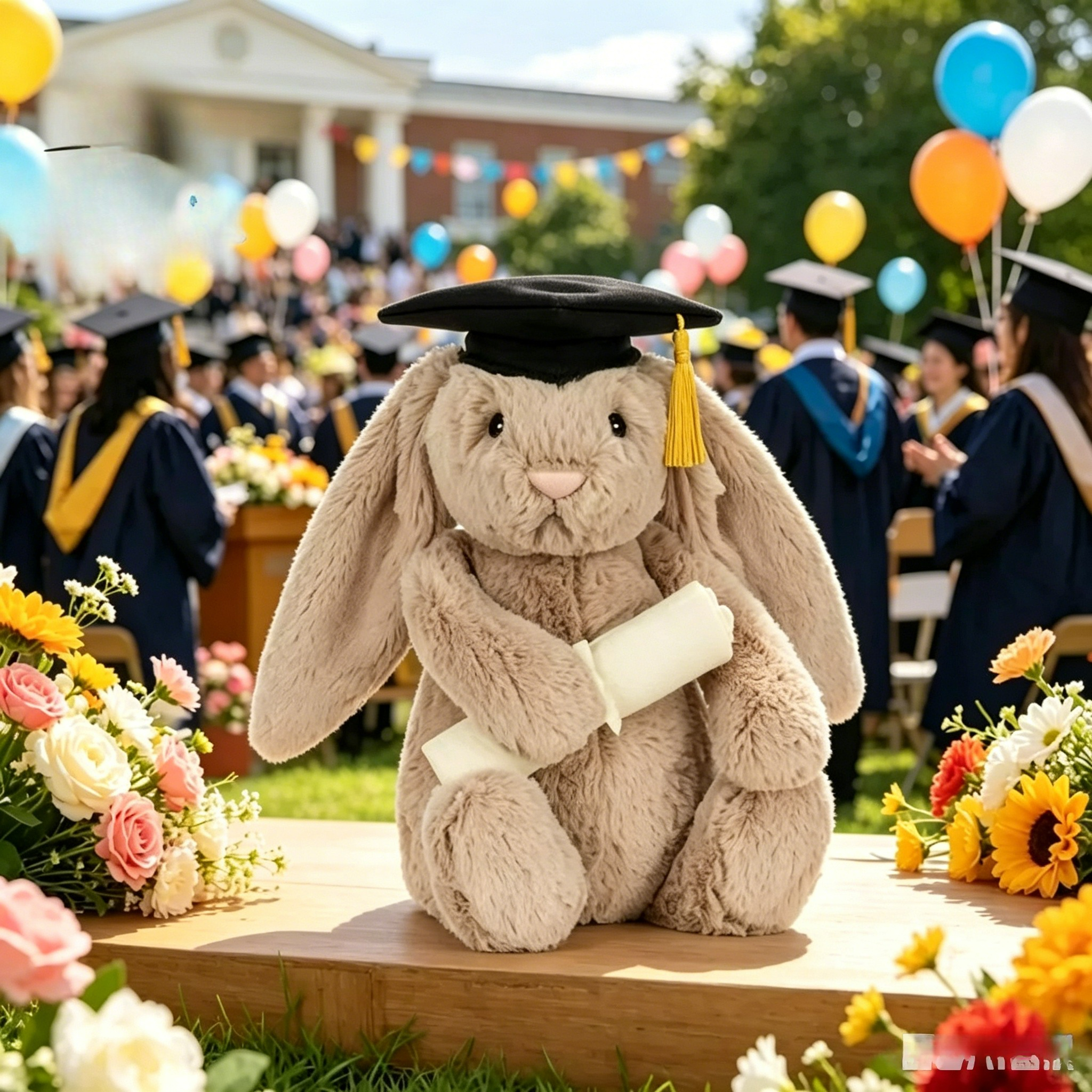 Shy Bunny Graduation Outfit Gr - Party Games Graduation reseña y precio