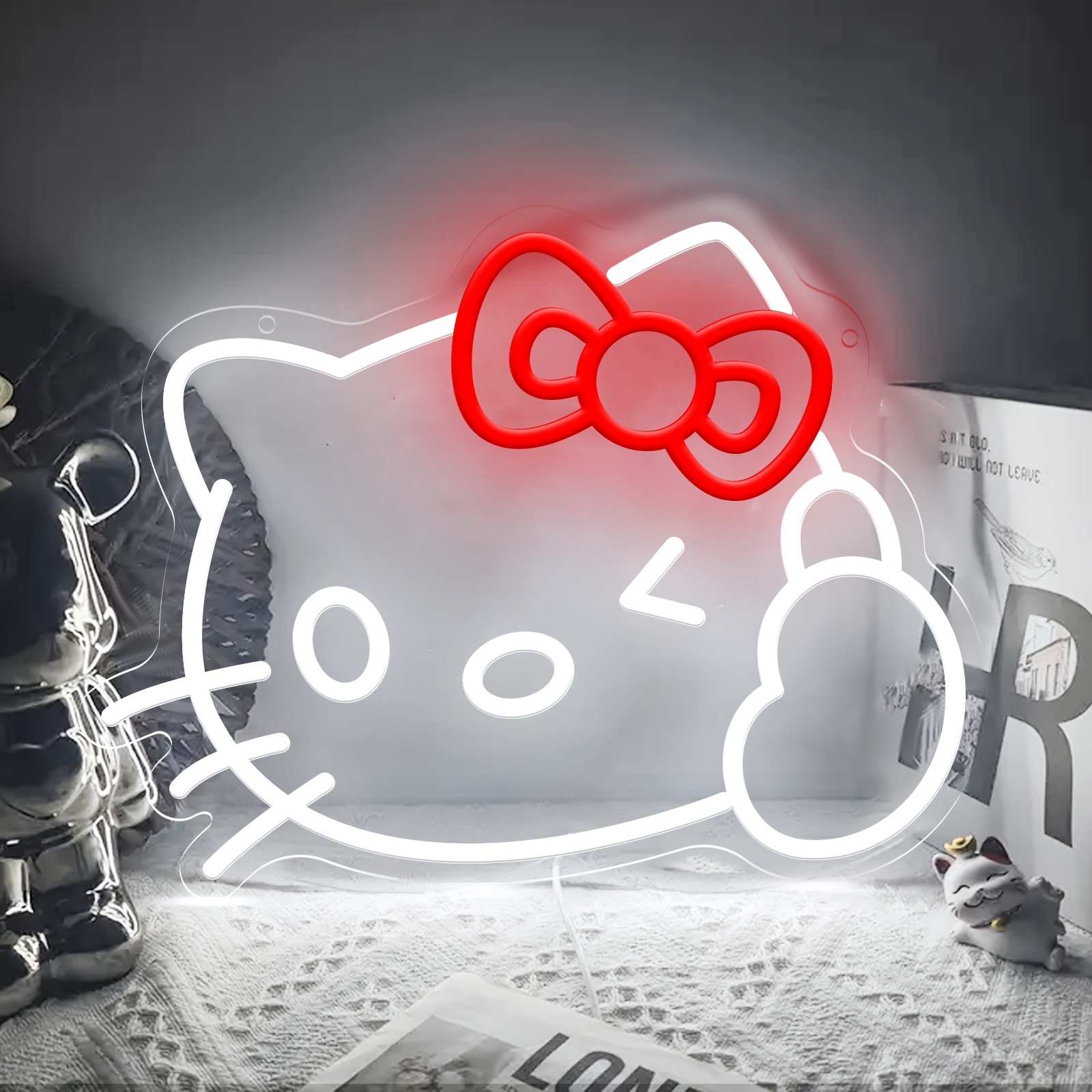 Hello Kitty LED Neon Sign Wall - Party Games Girls Night reseña y precio