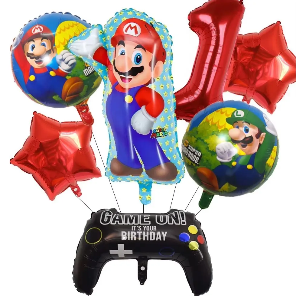 Mario Luigi Game Themed Birthd - Party Games Good reseña y precio