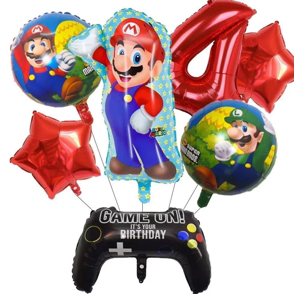Mario Luigi Game Themed Birthd - Party Games Good reseña y precio