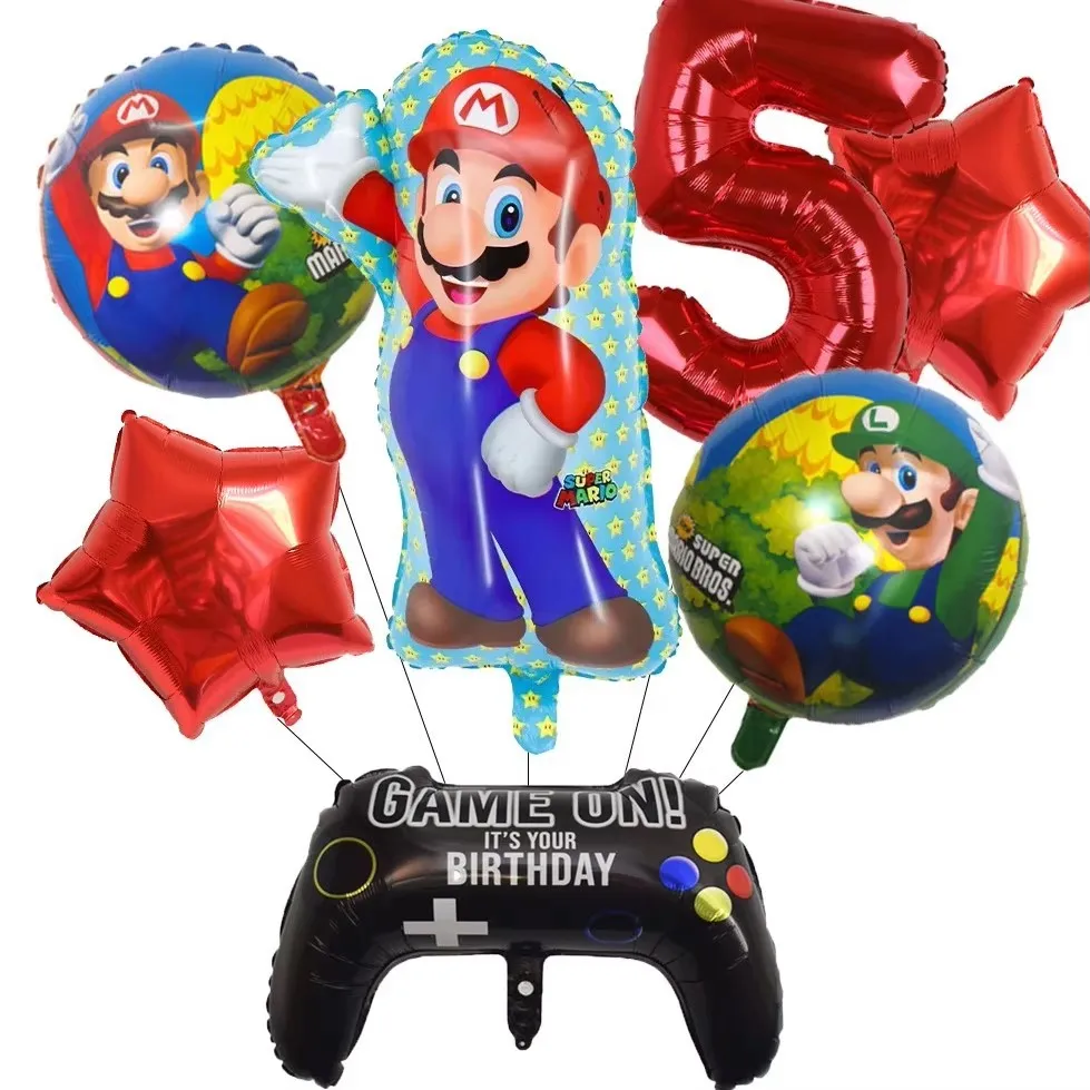 Mario Luigi Game Themed Birthd - Party Games Good reseña y precio
