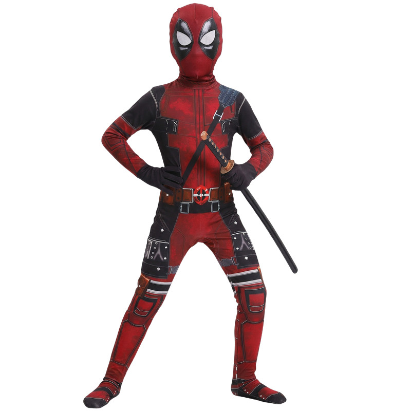 3-12Y Kids Deadpool Costume wi - Party Games Children reseña y precio