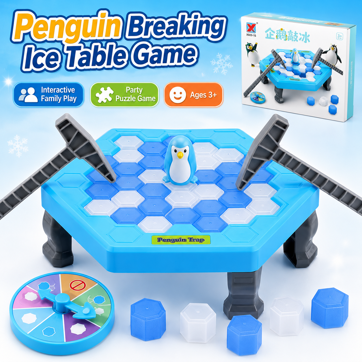 Penguin Breaking Ice Table Gam - Party Games Juego reseña y precio