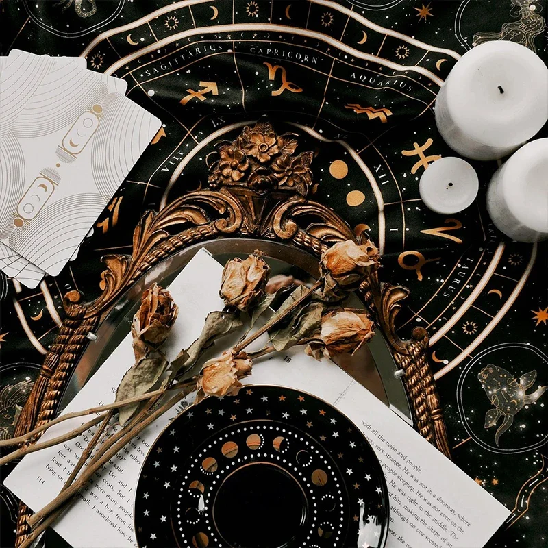 Tarot Cloth Zodiac Wheel Astro - Zodiac Party Games reseña y precio